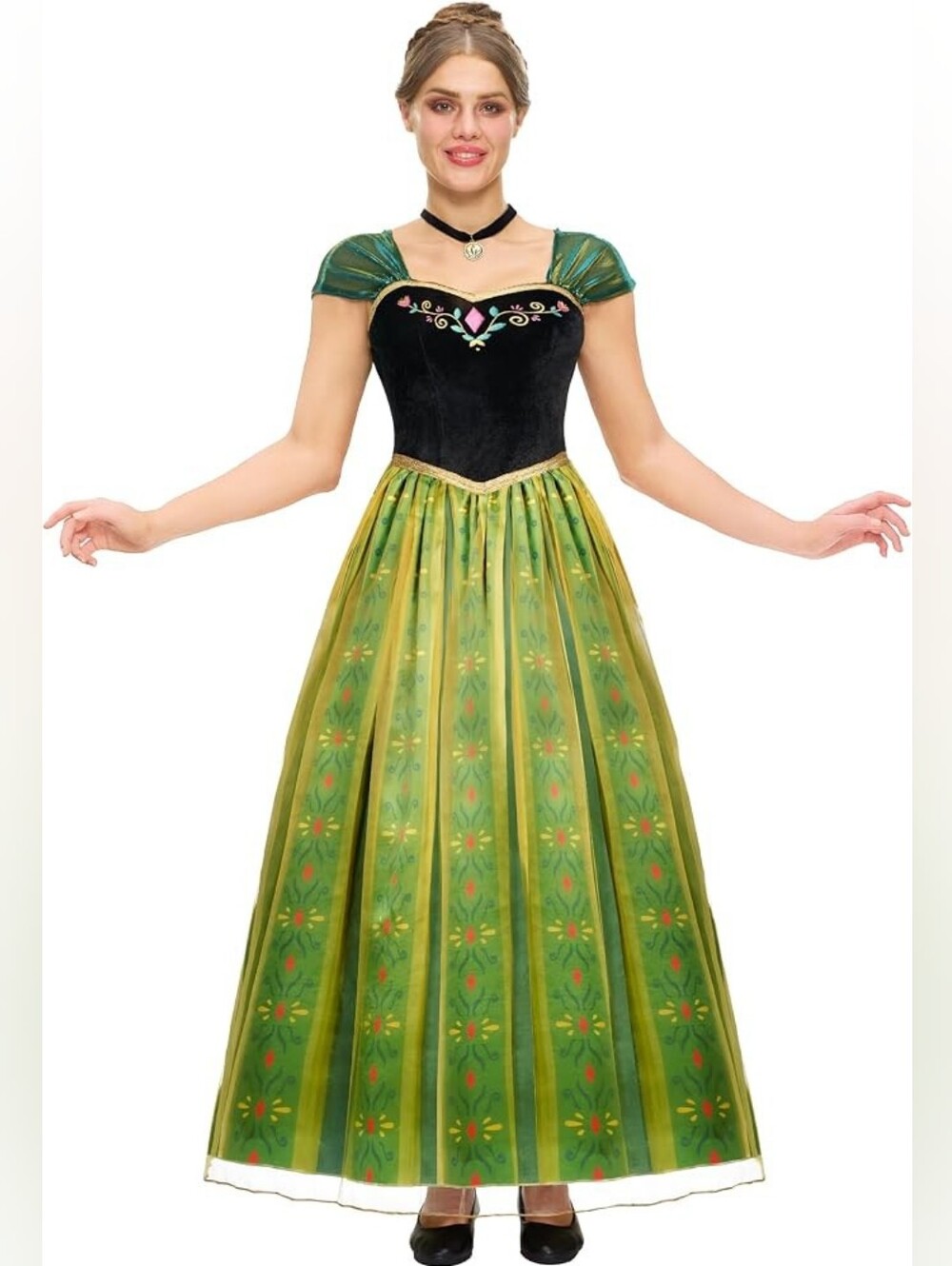 NWT Spooktacular Creations Women's XL Princess Anna Halloween Costume